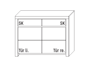 Wöstmann Soleo 3000 Sideboard 2350 