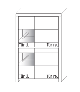 Wöstmann Soleo 3000 Zeilenschrank 4123 4124 