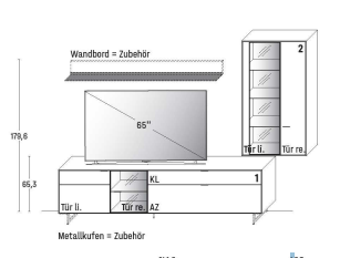 Wöstmann WM 2470 Wohnwand 0011 