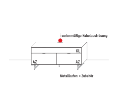 Wöstmann WM 2470 Lowboard 1551 