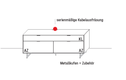 Wöstmann WM 2470 Lowboard 1851 