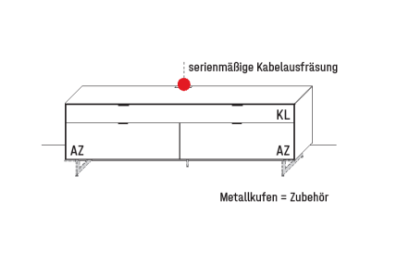 Wöstmann WM 2470 Lowboard 1151 