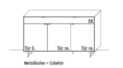 Wöstmann WM 2470 Sideboard 2860 