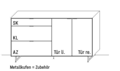 Wöstmann WM 2470 Sideboard 2553 