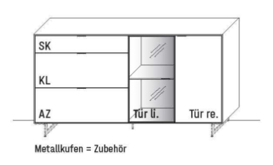 Wöstmann WM 2470 Sideboard 2543 