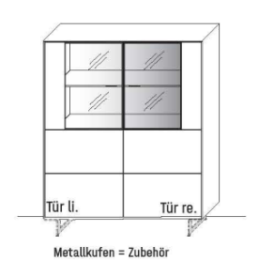 Wöstmann WM 2470 Highboard 4240 