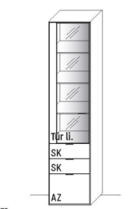 Wöstmann WM 2470 Zeilenschrank 6423 