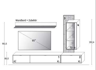 Wöstmann WM 2470 Wohnwand 0008 