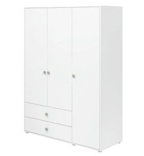 Flexa Roomie Kleiderschrank 81-39504 Weiss/Naturgrün