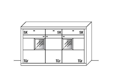 Wöstmann Aurum Highboard 2841 