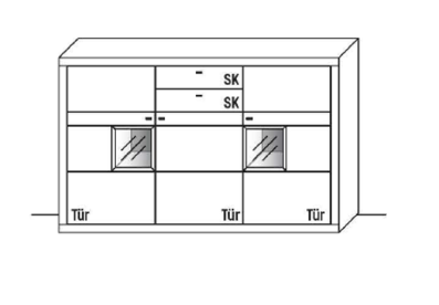 Wöstmann Aurum Highboard 3040 