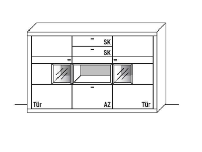 Wöstmann Aurum Highboard 3041 