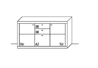 Wöstmann Aurum Sideboard 2450 