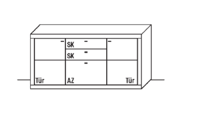 Wöstmann Aurum Sideboard 2750 