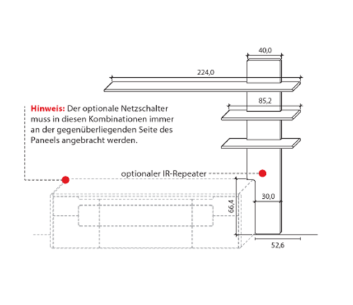 Wöstmann Solento Einschubpaneel 8243 8244 