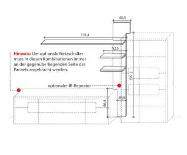 Wöstmann Solento Einschubpaneel 8053 8054 