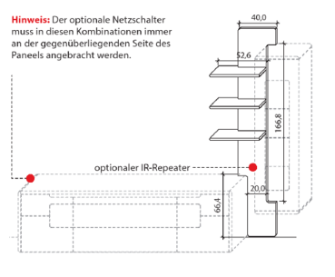 Wöstmann Solento Einschubpaneel 8633 8634 