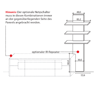 Wöstmann Solento Einschubpaneel 8843 8844 